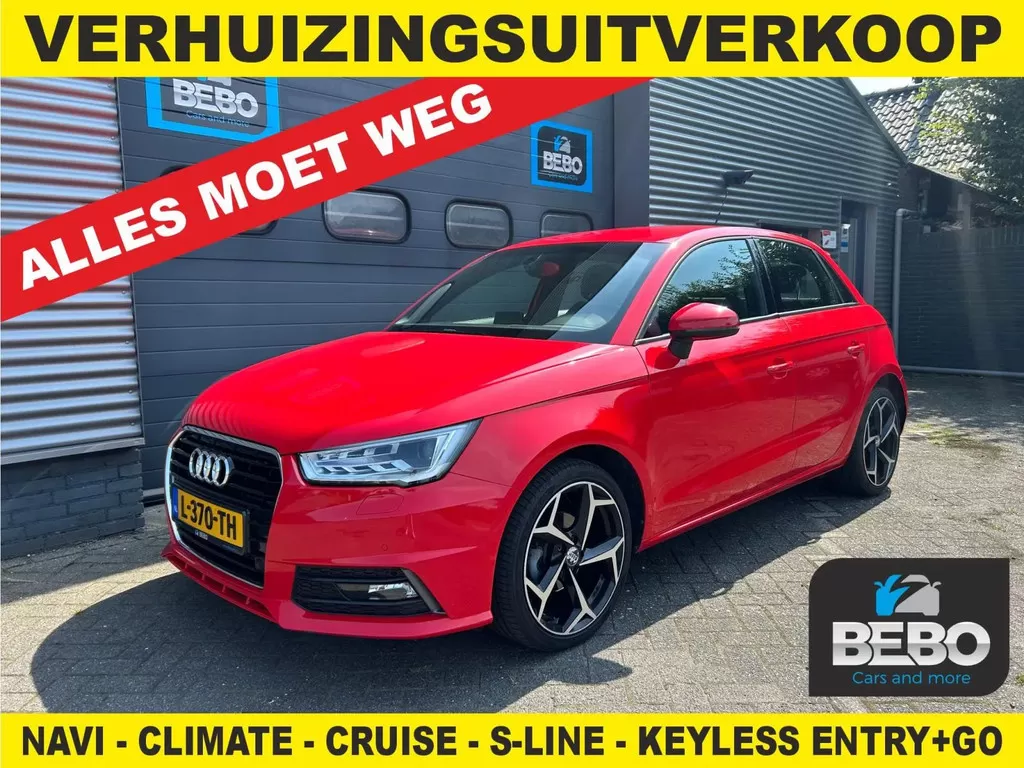 Audi A1 Sportback 1.4 TDI Sport Pro Line S automaat, keyless, pdc, navi